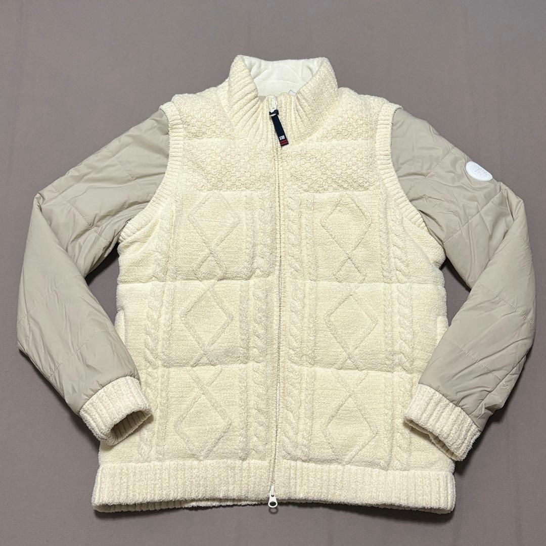 ロサーセンROSRESEN 2WAY中綿ダウンニットジャケット ダウンベスト L