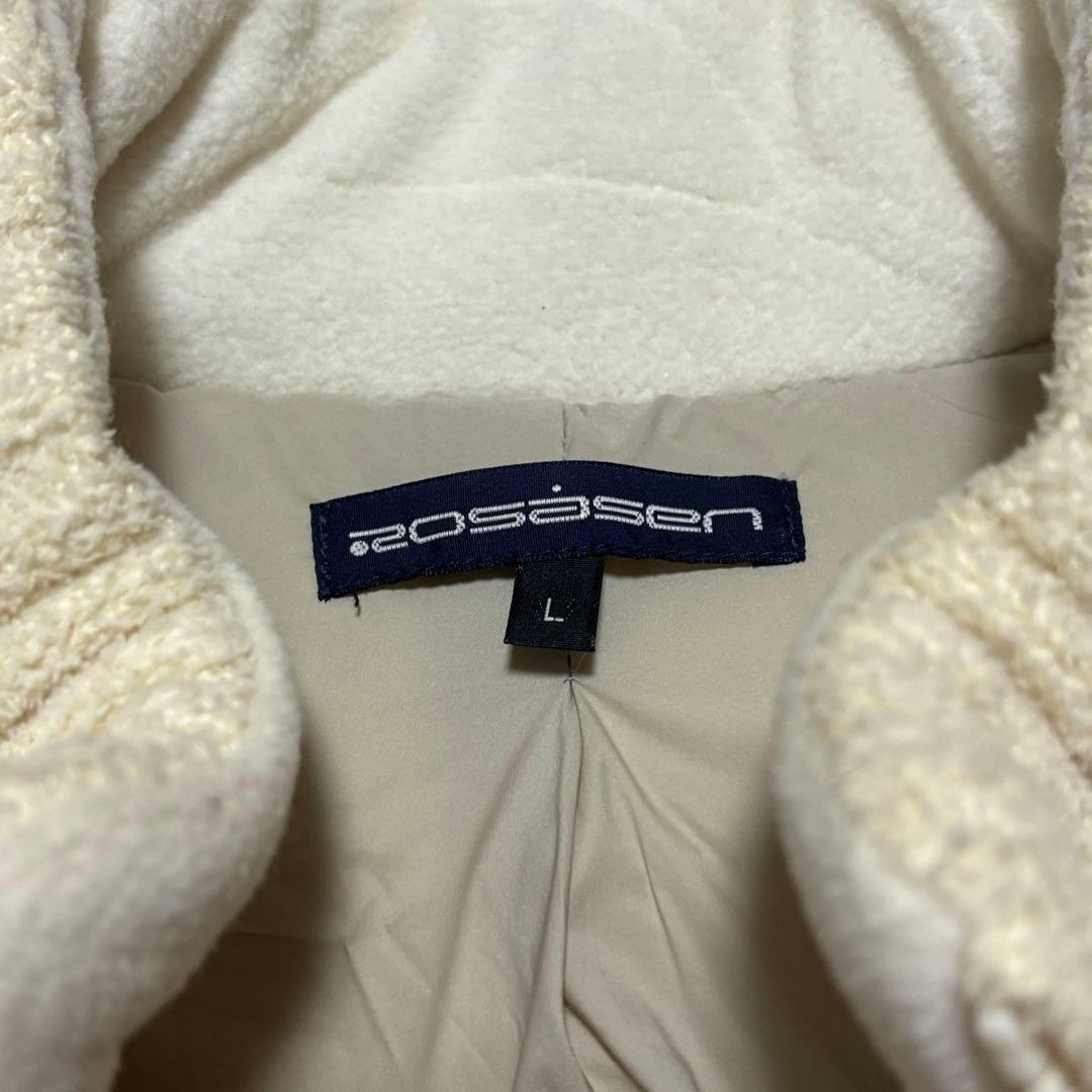 ロサーセンROSRESEN 2WAY中綿ダウンニットジャケット ダウンベスト L