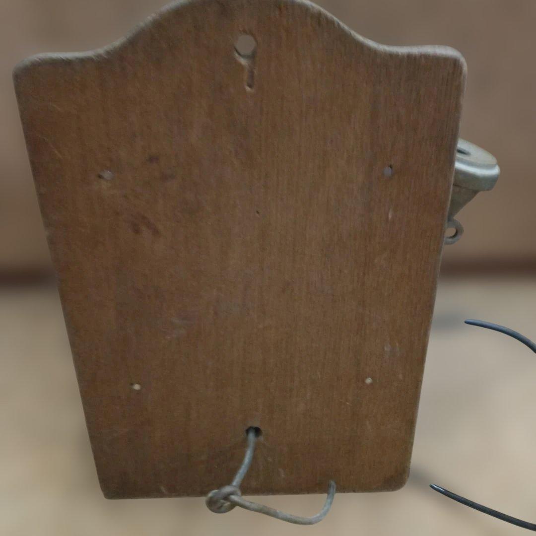 4214）アンティーク風電話機　アメリカ製デルビル風電話機