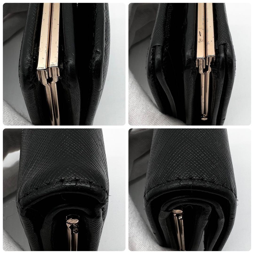 【人気✨】 ヴィヴィアン 二つ折り財布 がま口 オーブ ブラック 黒