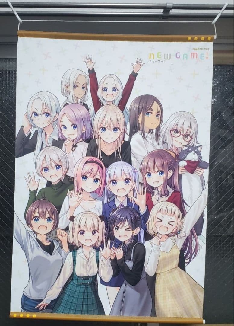 ブルーアーカイブ　プリコネ　NEW GAME!　まちカドまぞく等　タペストリー