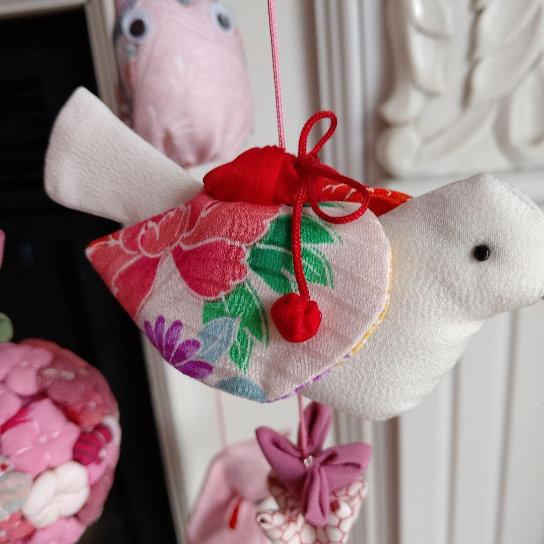 吊るし飾り　吊るし雛　ちりめん細工　ハンドメイド　ひな祭り