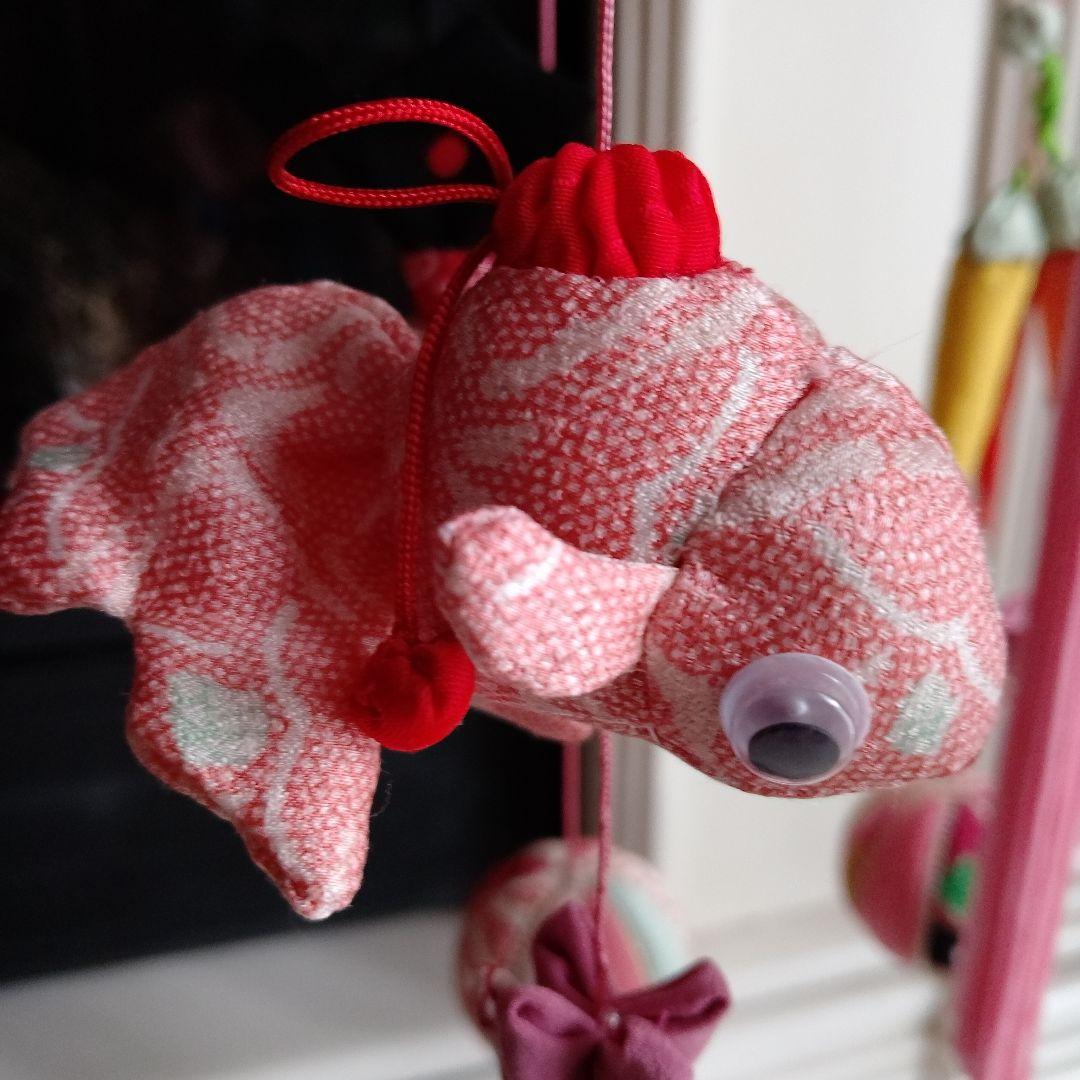 吊るし飾り　吊るし雛　ちりめん細工　ハンドメイド　ひな祭り