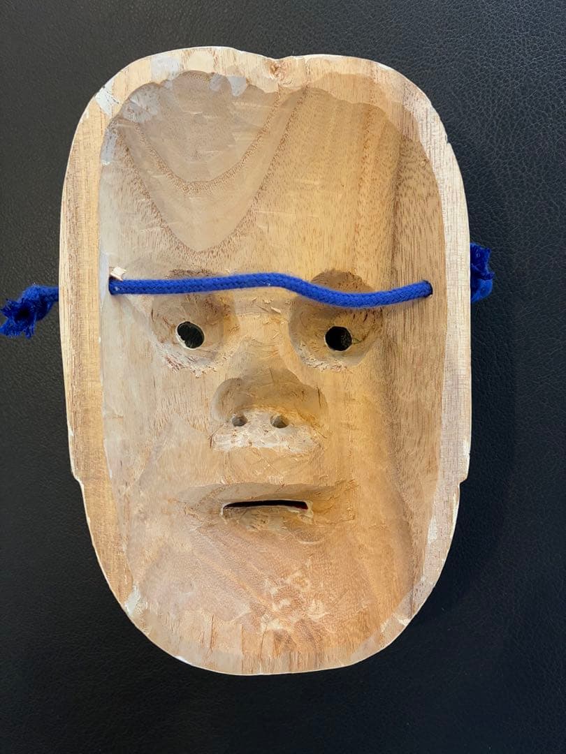 能面 木彫り 手彫り 若女 小面