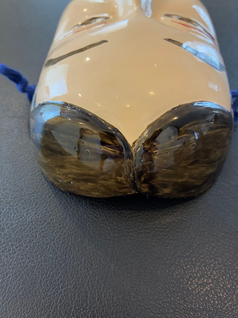 能面 木彫り 手彫り 若女 小面