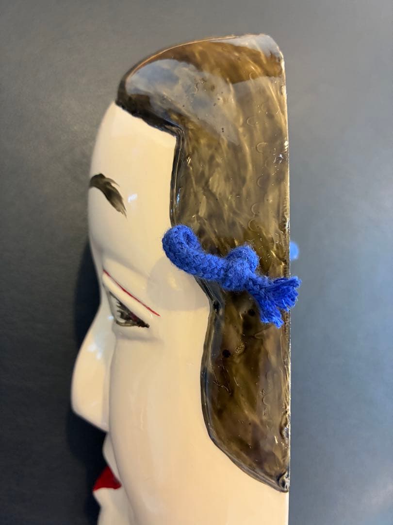 能面 木彫り 手彫り 若女 小面