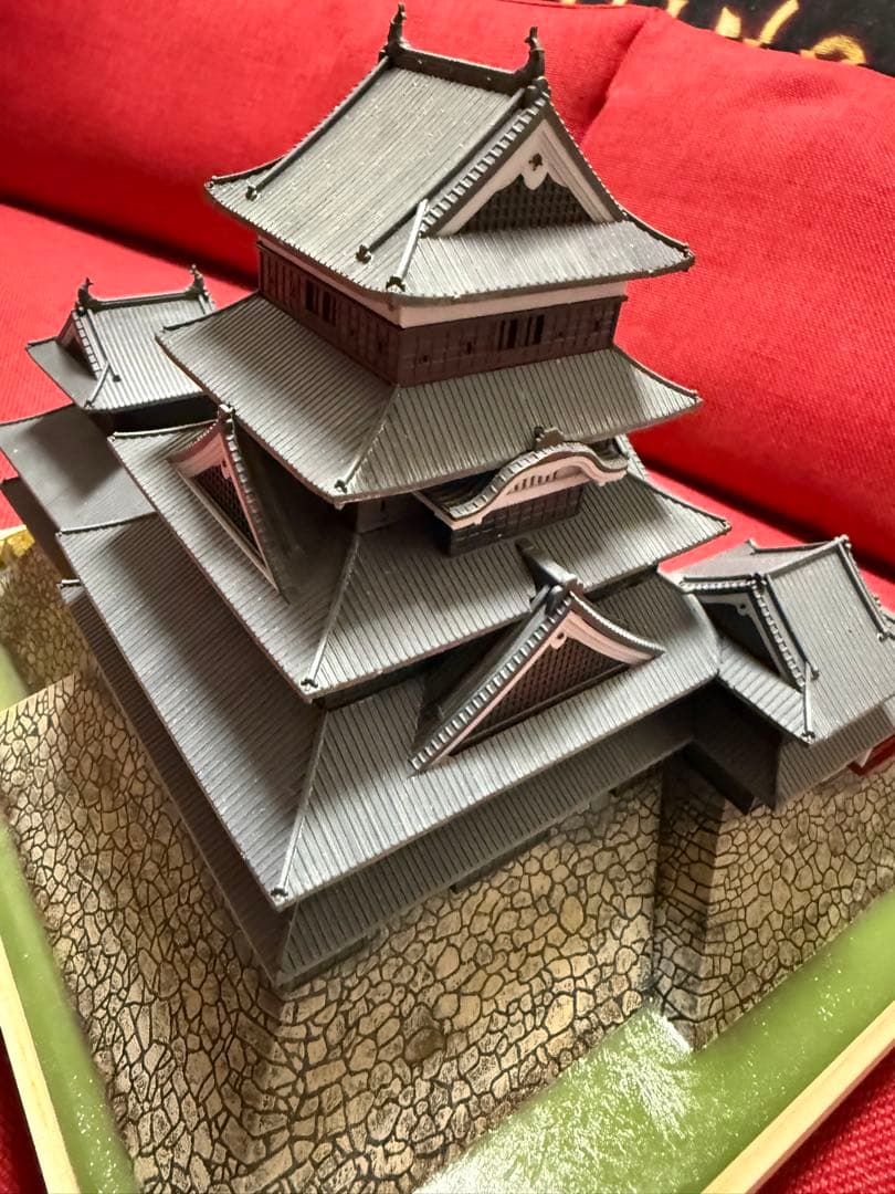 PLUM 1/200 松本城 精密完成品　ジオラマ