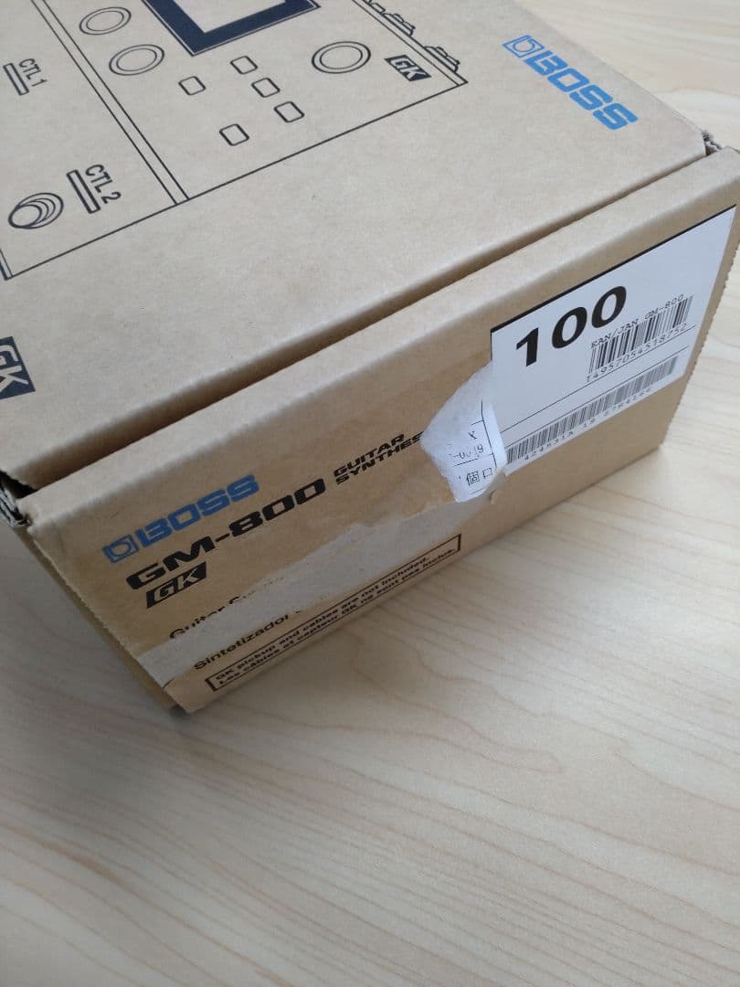 ギター・シンセサイザー　BOSS GM-800 + GK-5 + BGK-15