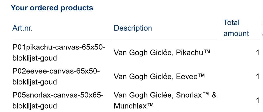 ゴッホ展 カビゴン キャンバスアート ポケモン 額縁あり 正規品