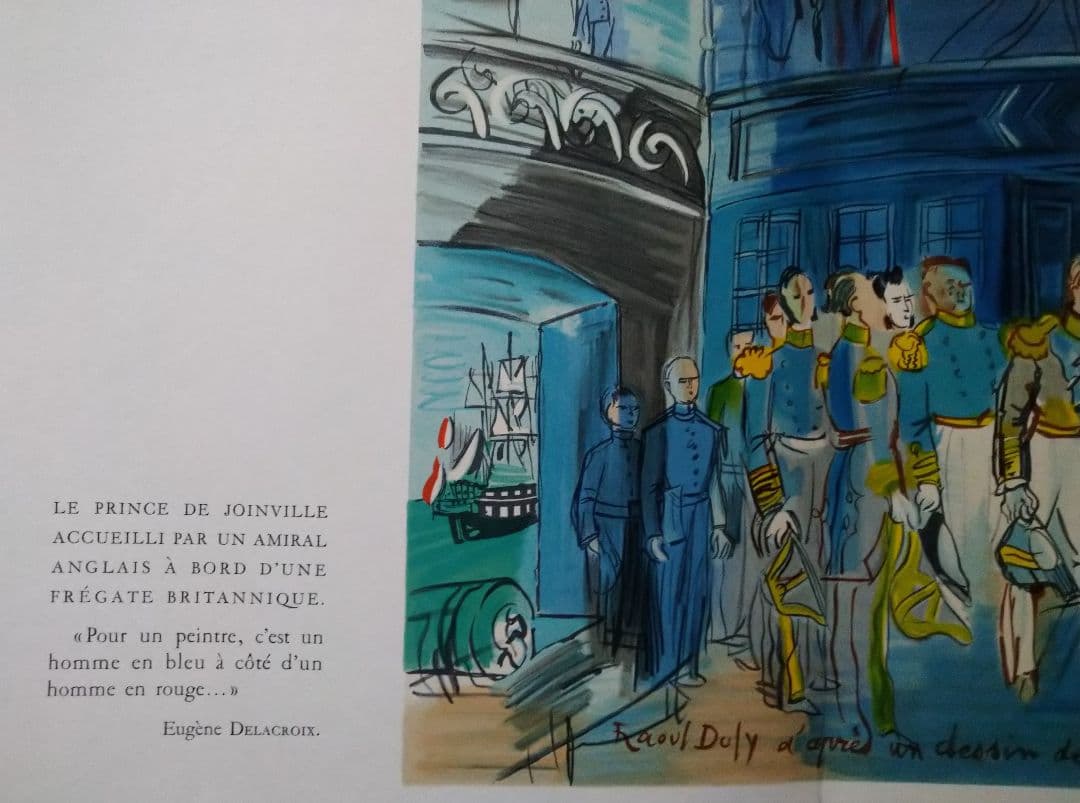 rdラウル・デュフィのリトグラフ　本物保証