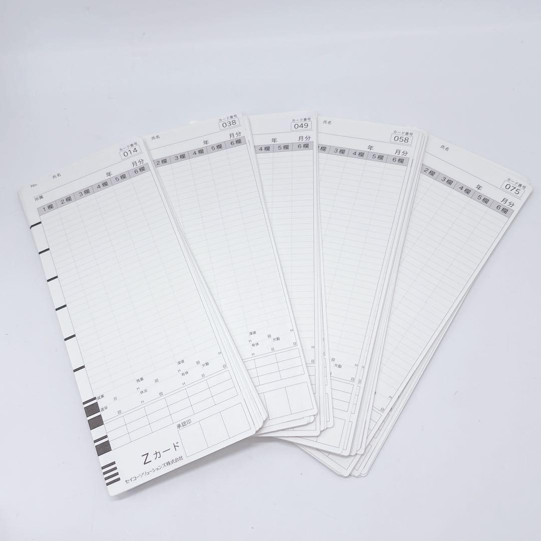 SEIKO Z150 タイムレコーダー Zカード70枚セット