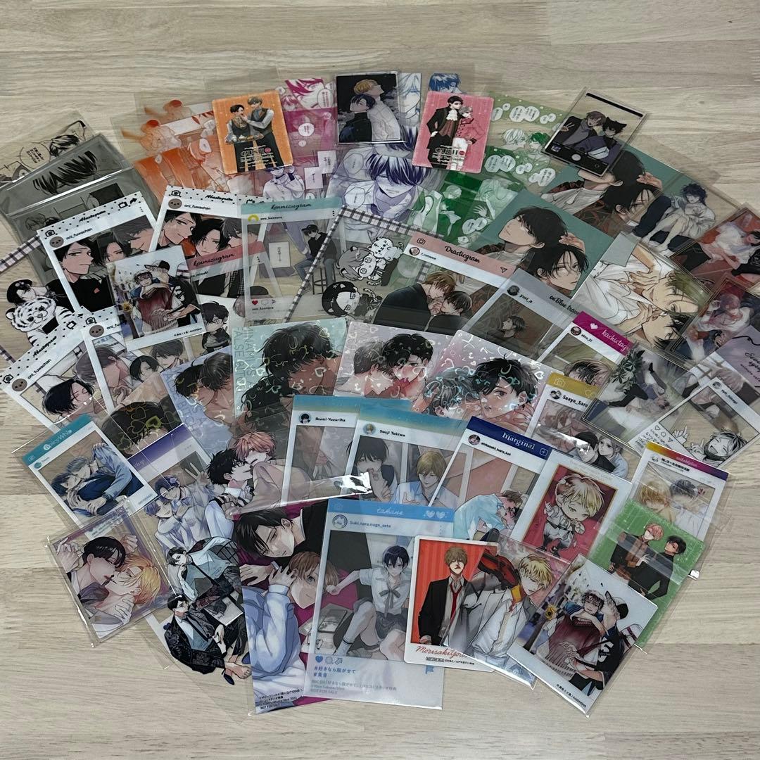 BLグッズ まとめ売り 特典 アクリルスタンド イラストカード クリアカード