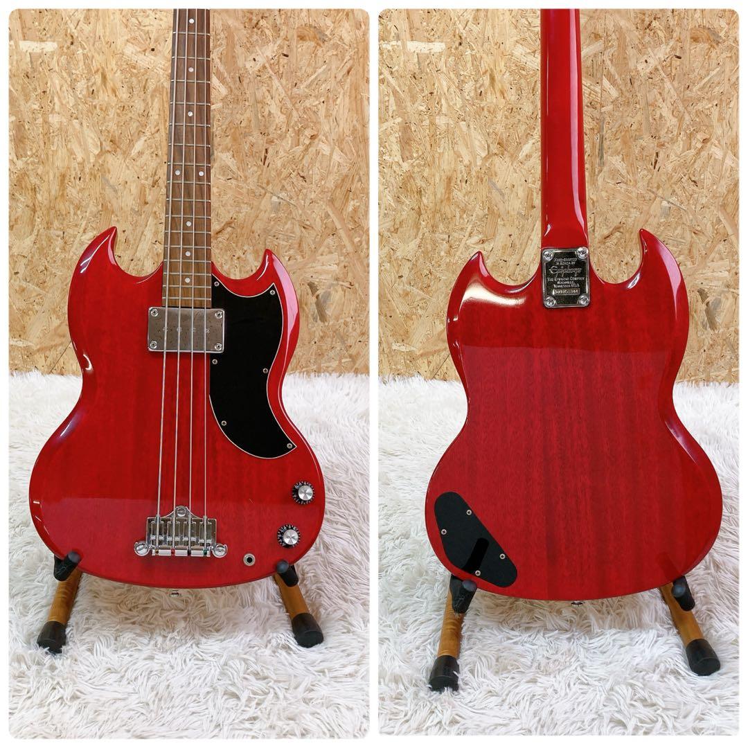 エピフォン　Epiphone EB-0 SGベース　ケース付き