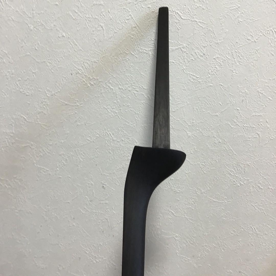 三線用棹(樹齢300年以上縞黒檀)塗装なし