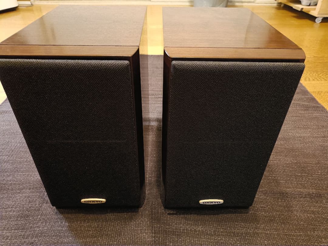 ONKYO D-102AX 　スピーカー リアルウッド突板　エッジ交換済み