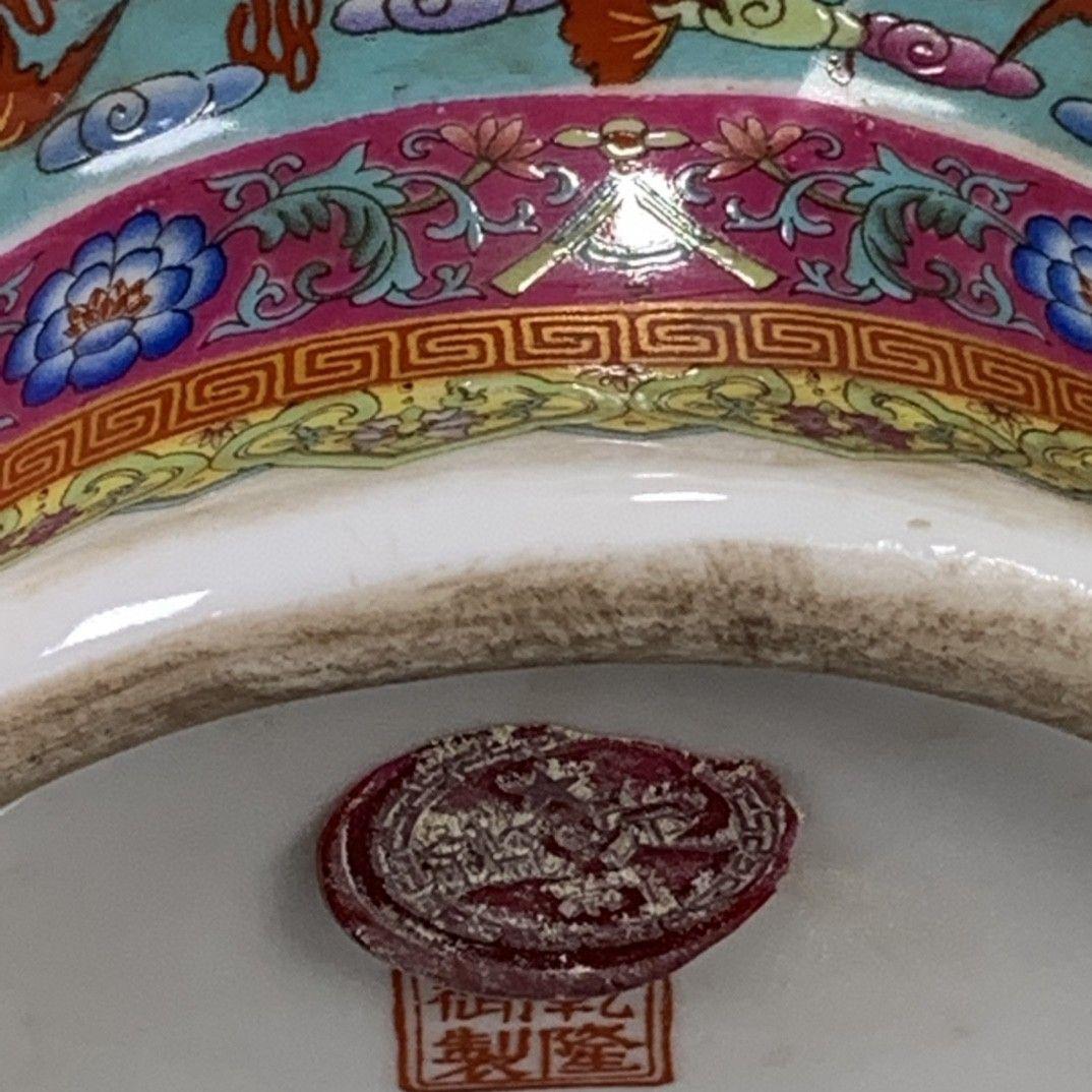 清代乾隆粉彩花鳥花瓶 景徳鎮 陶磁器 装飾品 現代工芸品美術品 置物