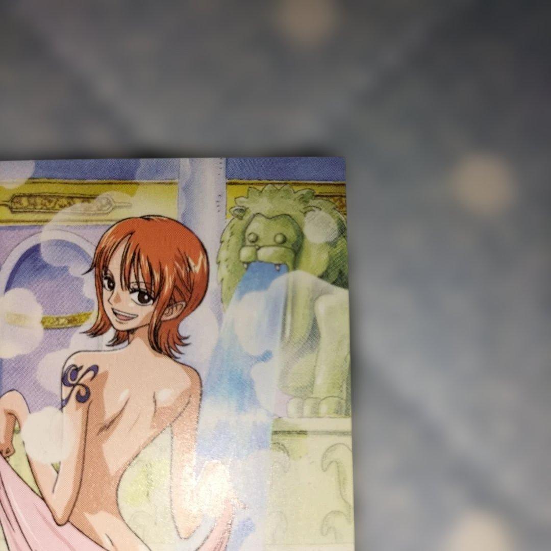 ワンピース 幸せパンチの湯 入浴剤 特典 ステッカー ナミ＆ロビン