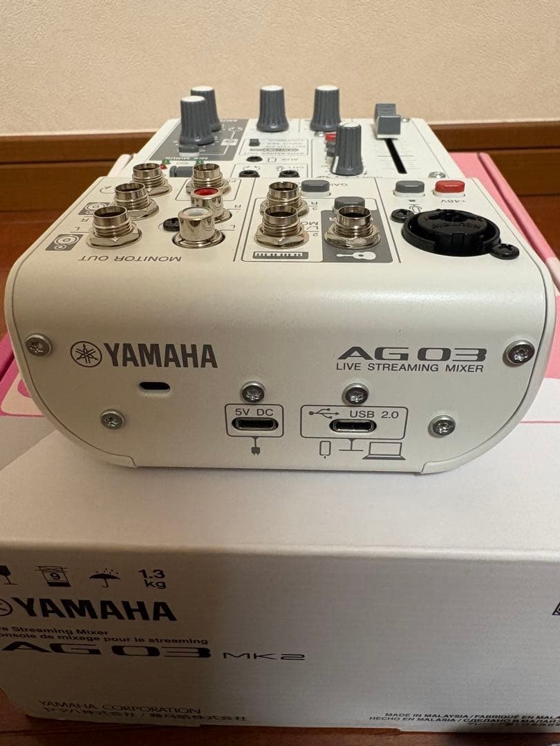 YAMAHA AG03 オーディオインターフェイス、マイク、マイクスタンドセット