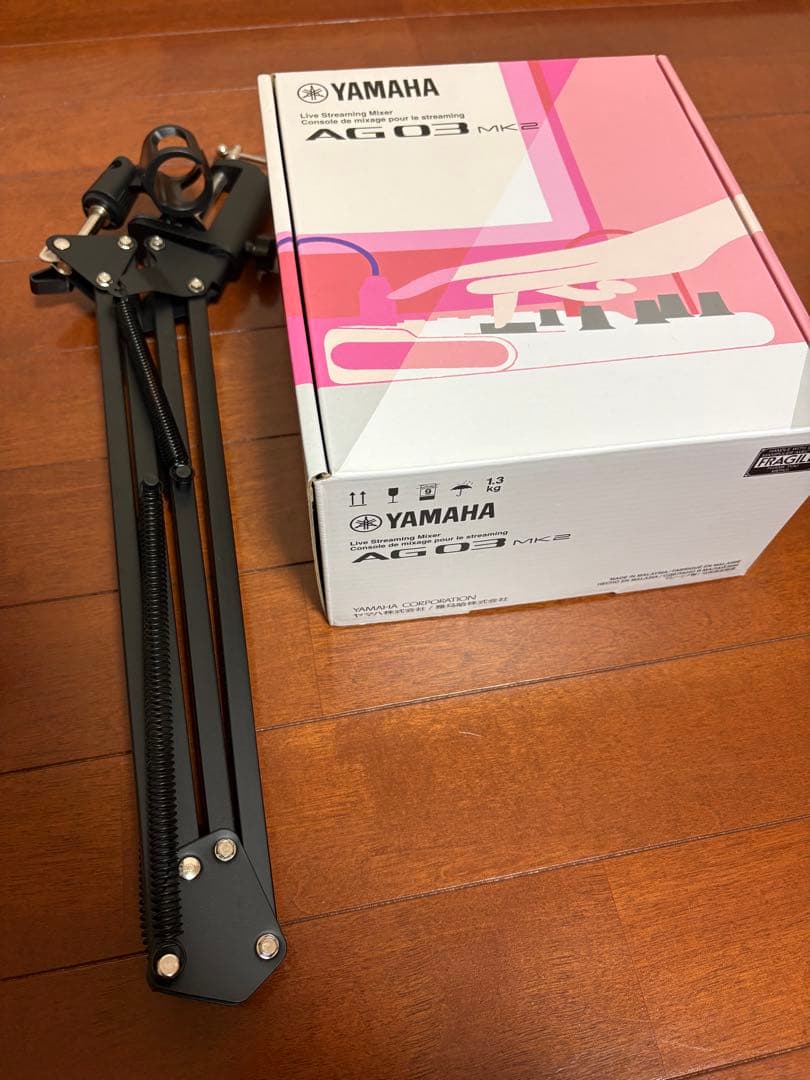 YAMAHA AG03 オーディオインターフェイス、マイク、マイクスタンドセット