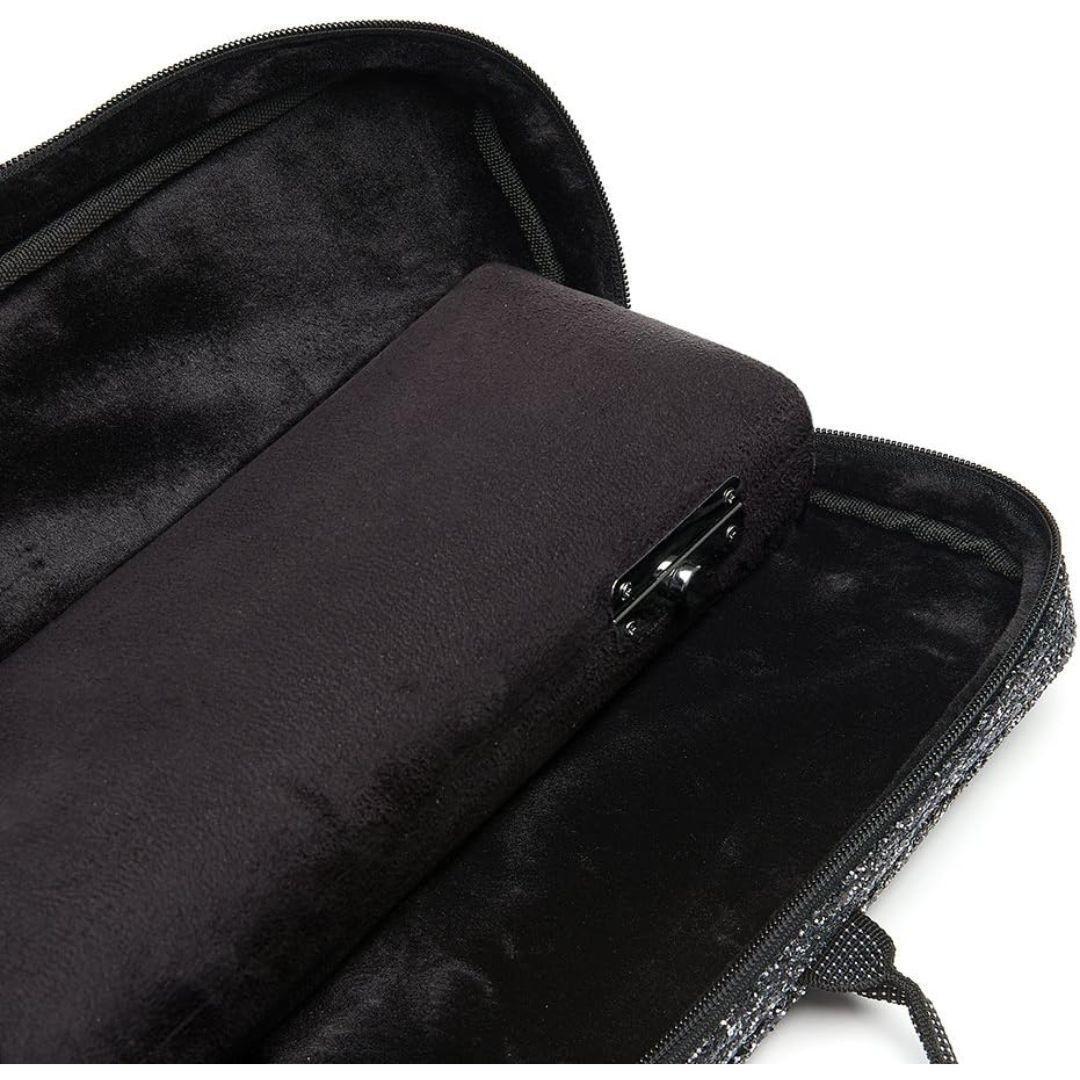 【サービス品】 Beaumont フルート キャリーバッグ 黒 スパークル