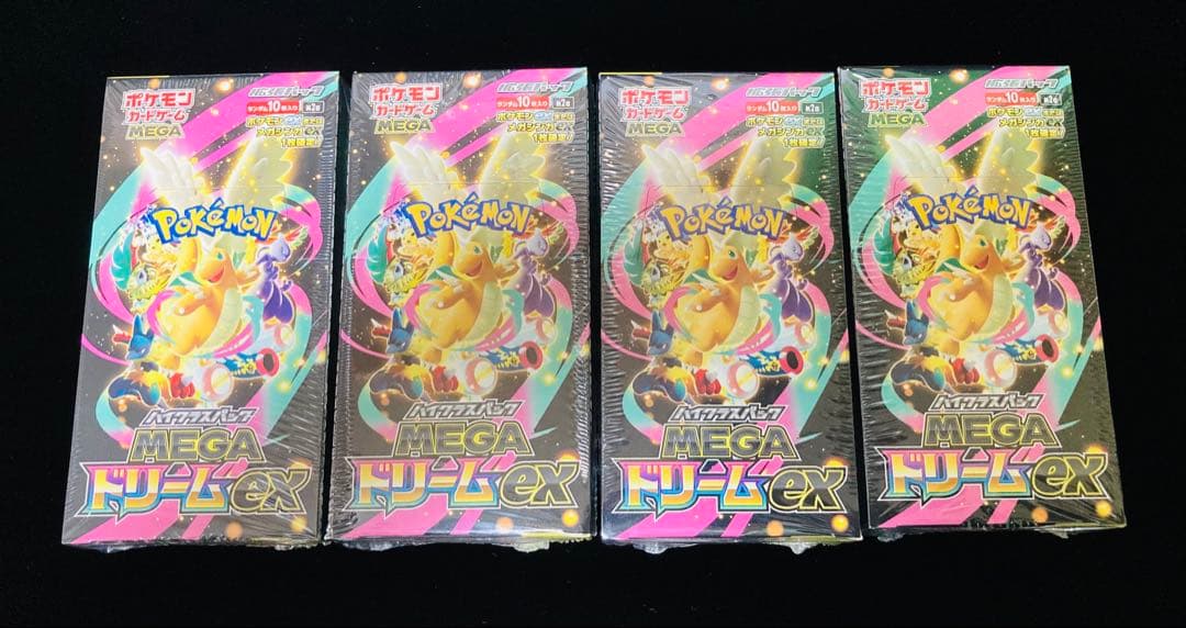 MEGAドリームex 【4箱】 ポケモンカードゲーム