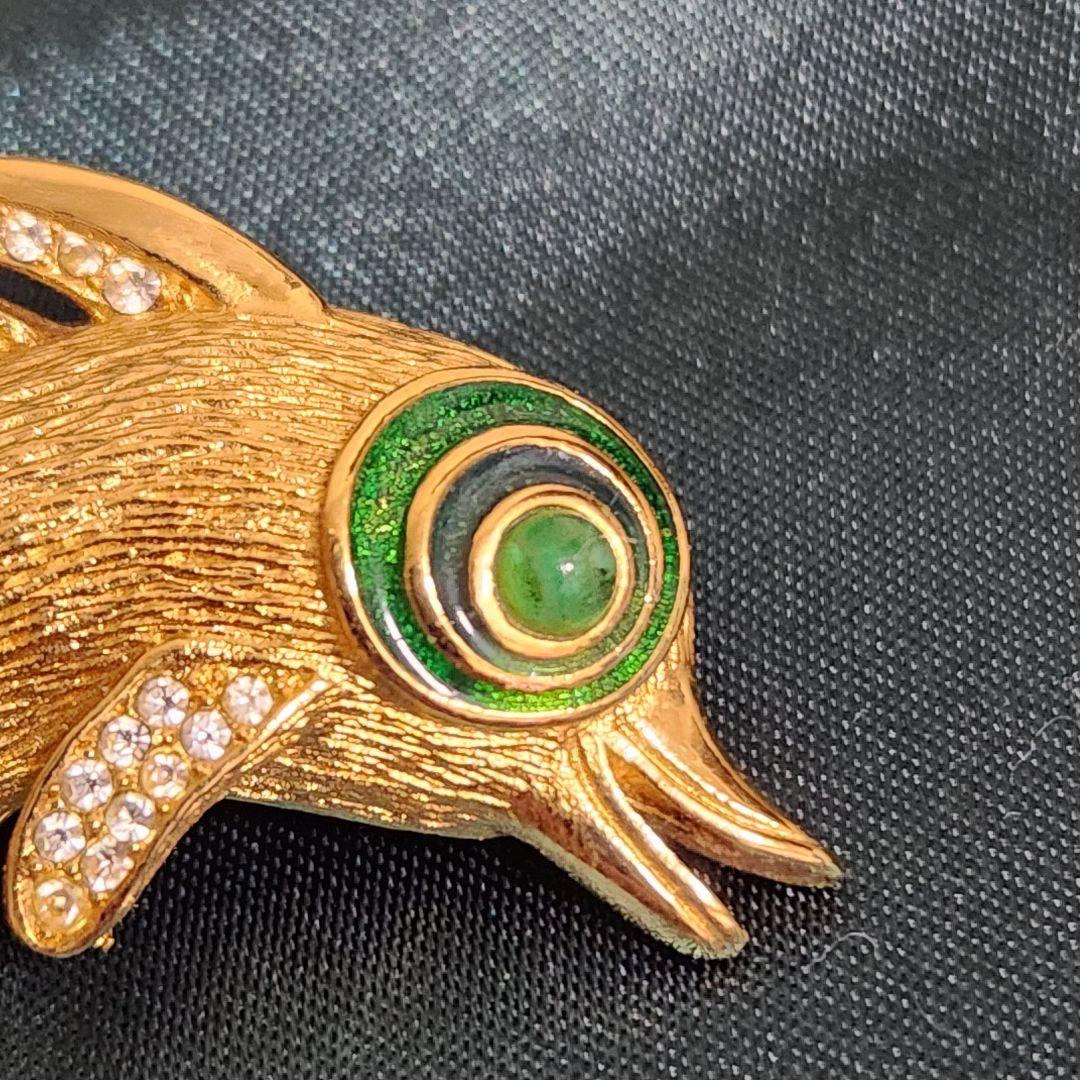 Tanishipi様検討中クリスチャン ディオール ドルフィン イルカ　ブローチ