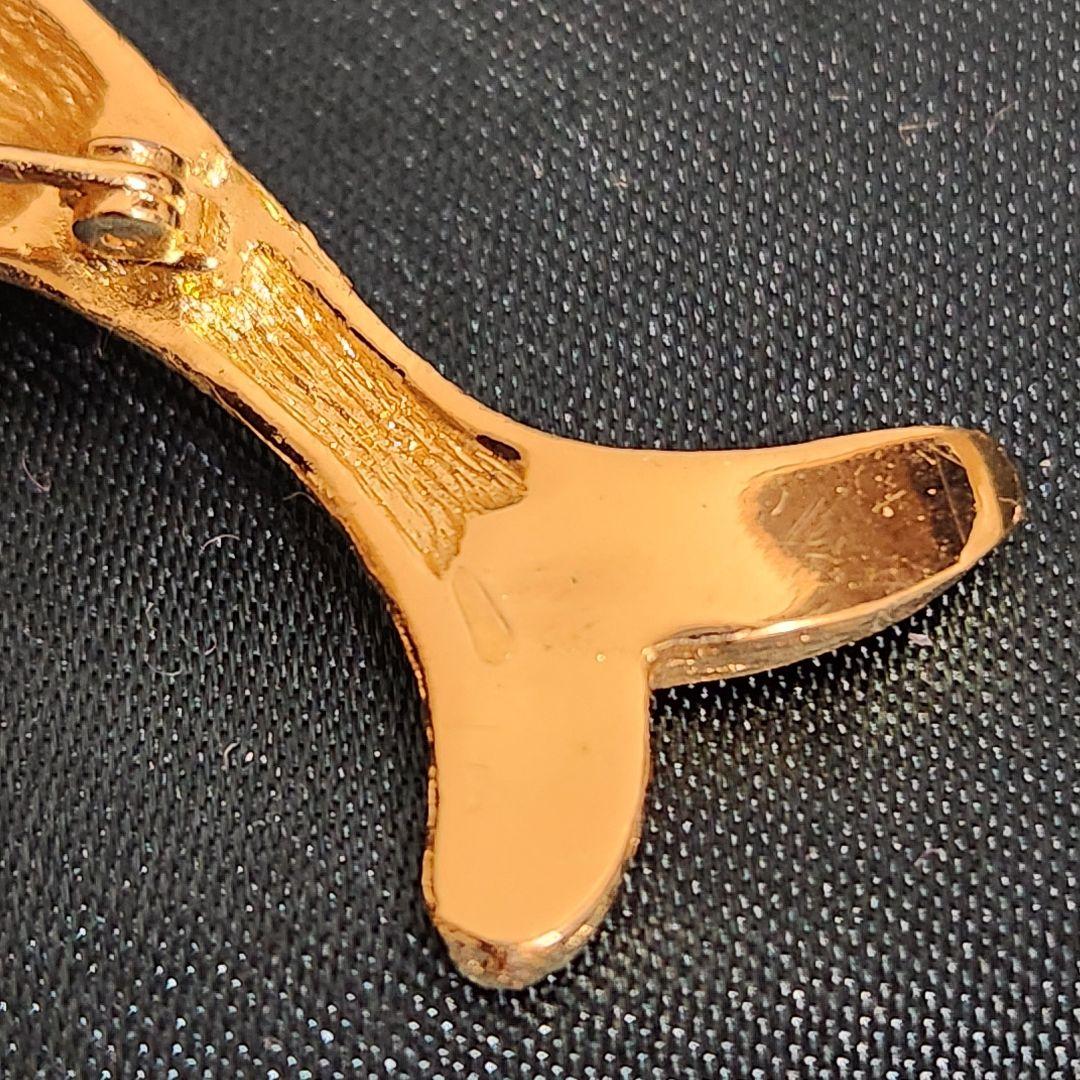 Tanishipi様検討中クリスチャン ディオール ドルフィン イルカ　ブローチ