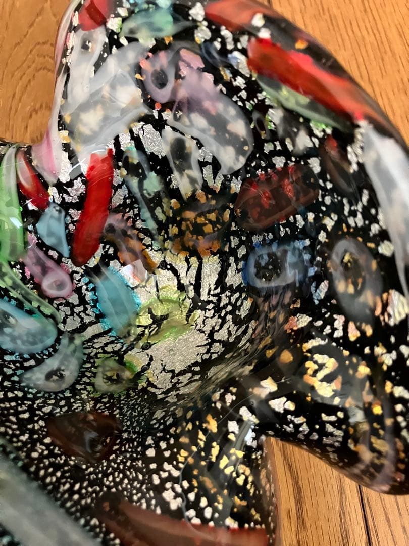 ヴェネツィア硝子　置物　小物入れ、アクセサリー入れ、インテリア