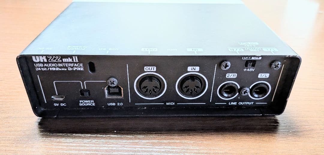 ジャンクSteinberg UR22 mkII USBオーディオインターフェース