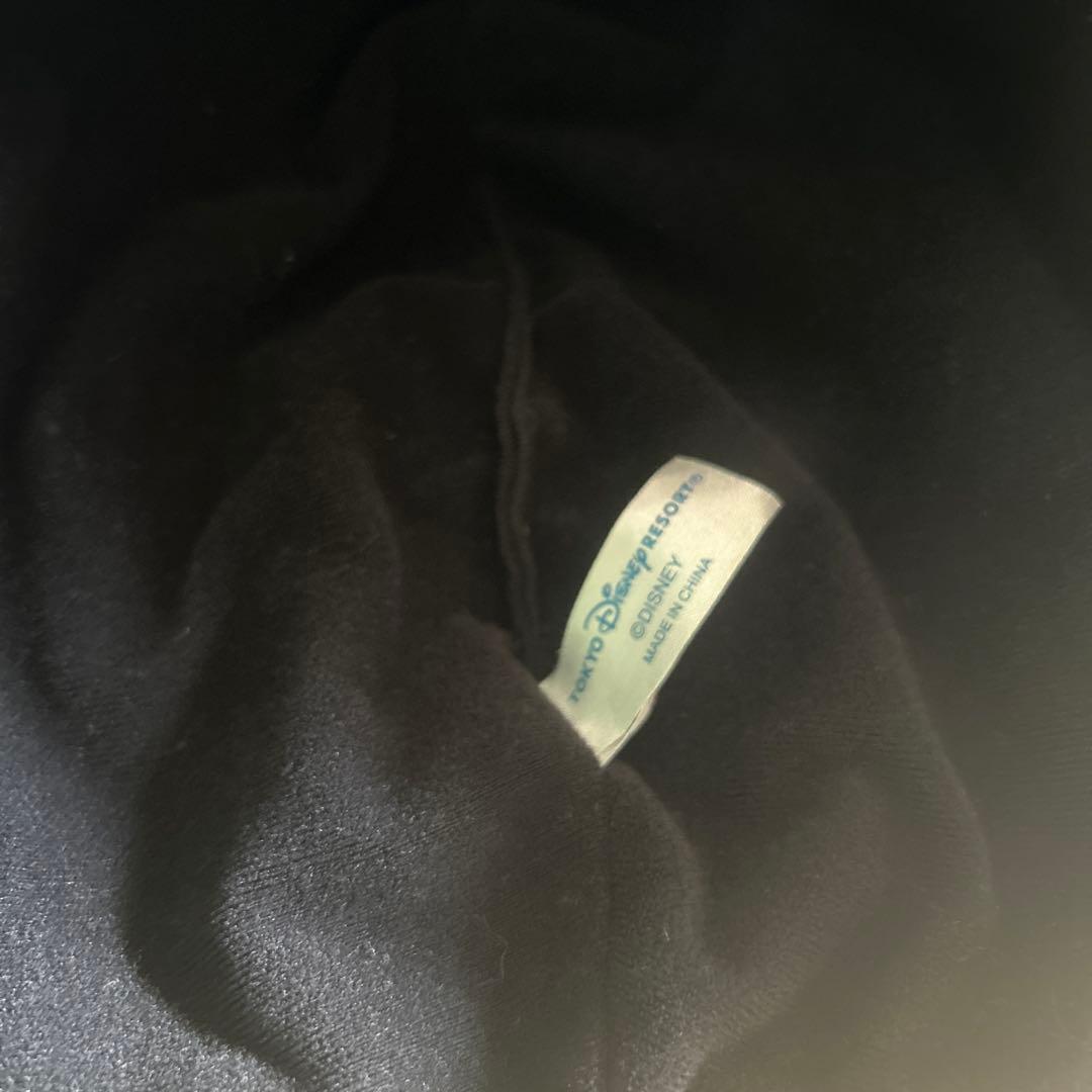 ディズニー　ファンキャップ　ミッキー　ミニー　ラメ　黒　ドッド　ビジュ　ペア