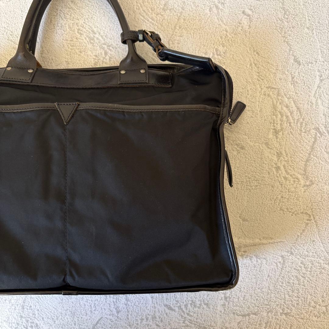 Felisi フェリージ ナイロンレザー ブリーフケース 8637/2 黒