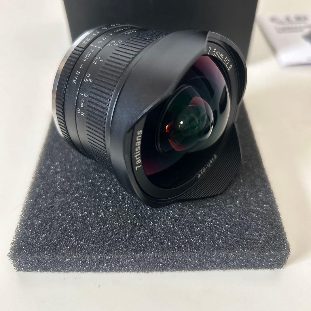 ☆美品☆ 七工匠 F2.8 7.5mm 魚眼 FX-mount レンズ