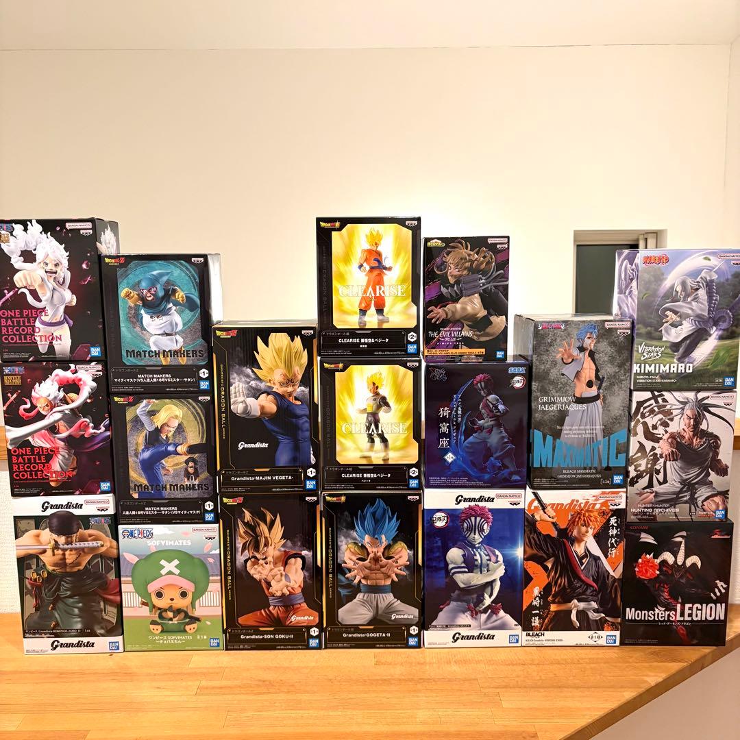 ジャンプ系フィギュア ワンピース ドラゴンボール19体盛り盛りセット!！