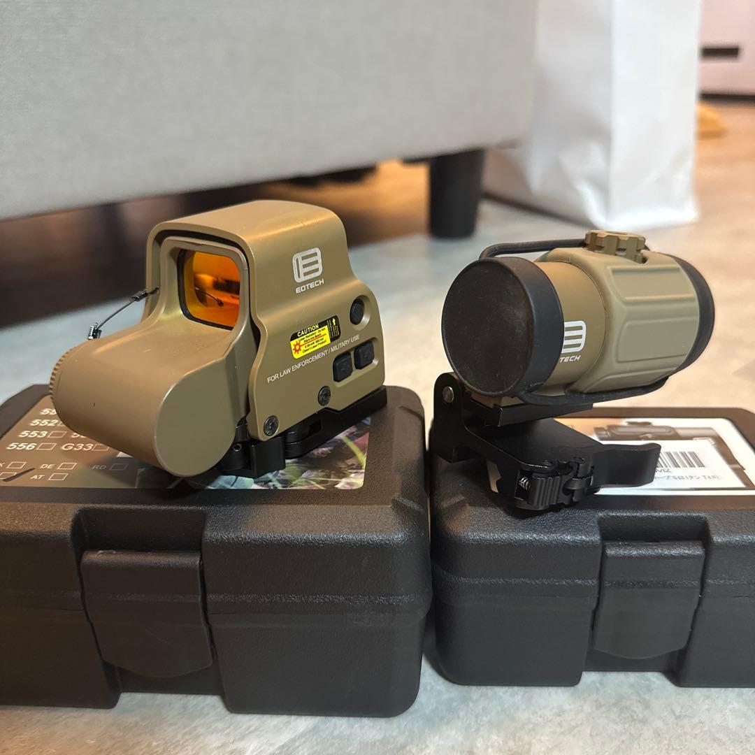 EOTech ドットサイト　ブースター　セット　タンカラー
