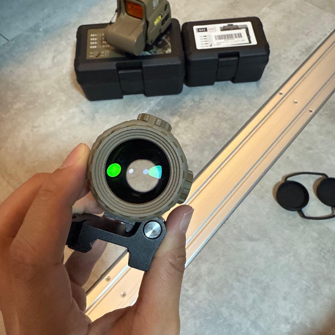 EOTech ドットサイト　ブースター　セット　タンカラー