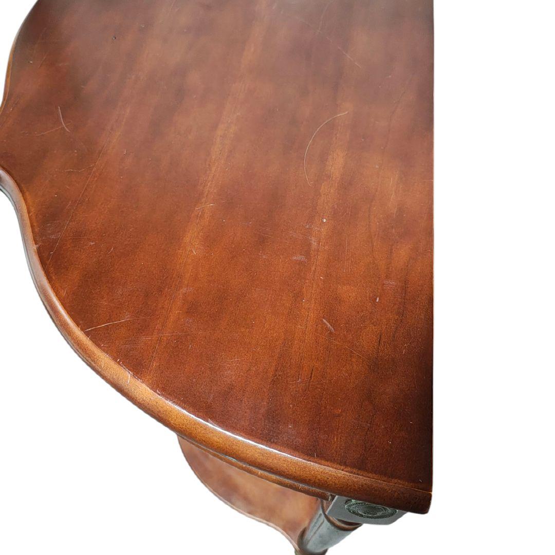 英国アンティーク コンソールテーブル/飾り台/花台/電話台 引き出し付き