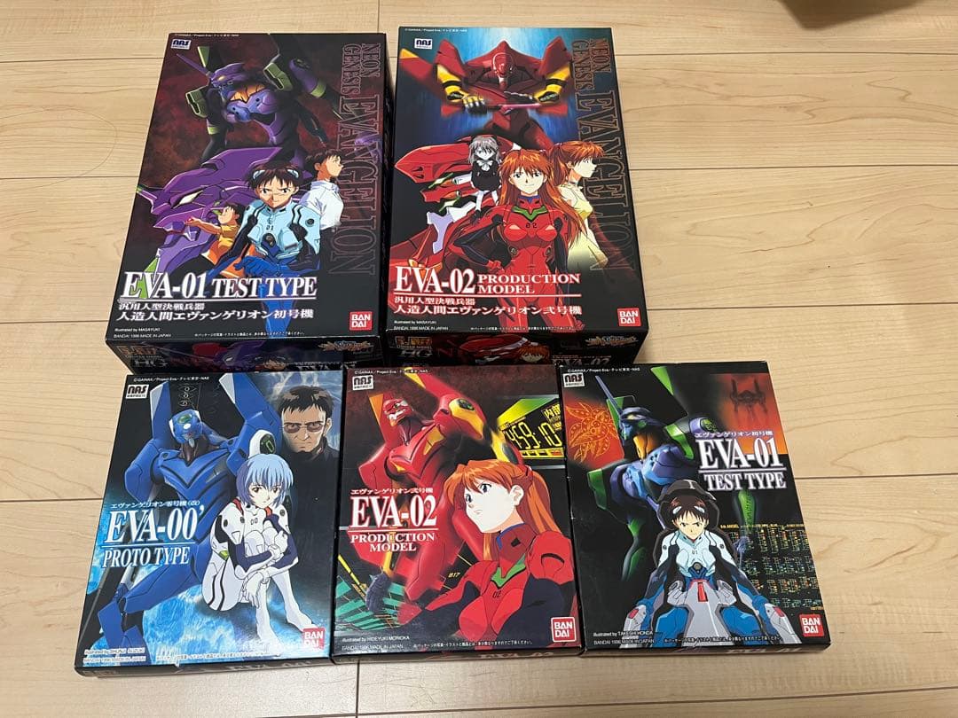 新世紀エヴァンゲリオン プラモデルセット