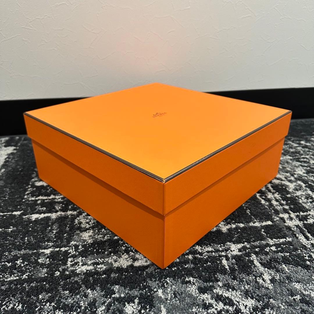 15 美品　HERMES　エルメス　オレンジ　空箱　化粧箱　単品