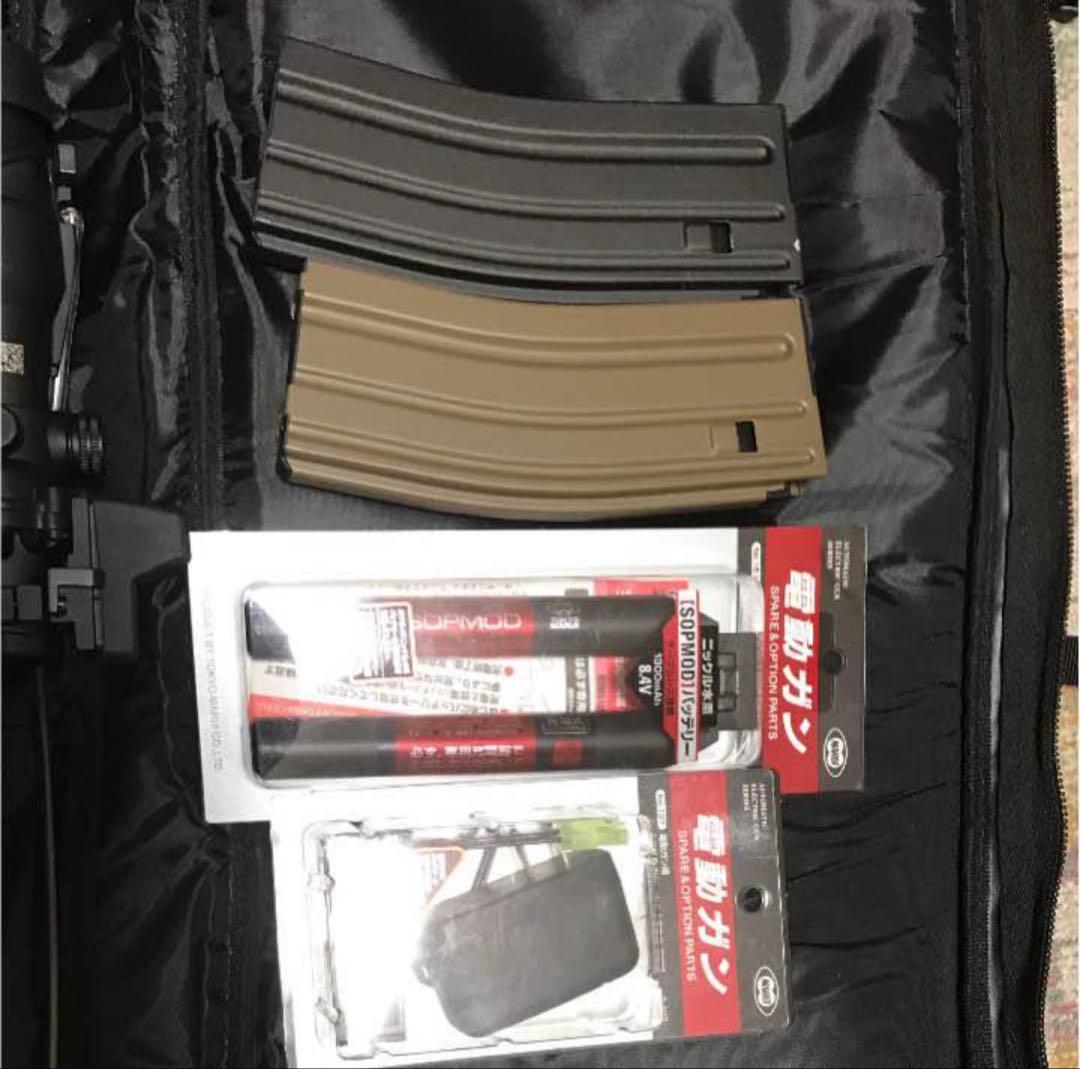 超美品！次世代電動ガン m4 SOPMODセット　＊スコープは付属しません