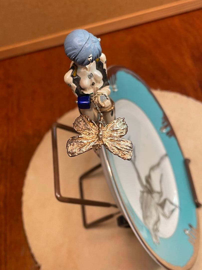 アビラント・リモージュ×綾波レイ　ヴィンテージ　アート　銀　フィギュア　工芸品