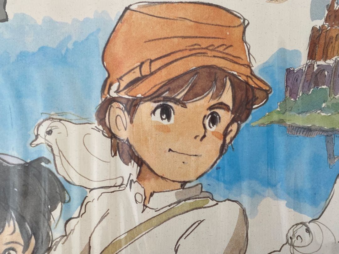 【激レア】ジブリ　天空の城ラピュタ　ポスター　宮崎駿　B2サイズ　A