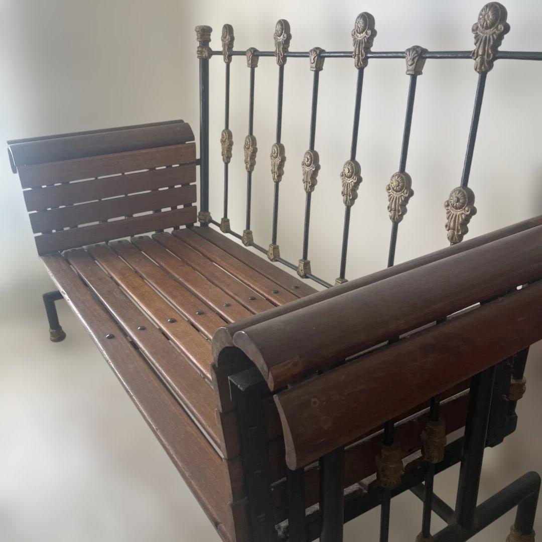 ‼️SALE開催‼️アンティーク　アイアンベンチ　椅子　イギリス