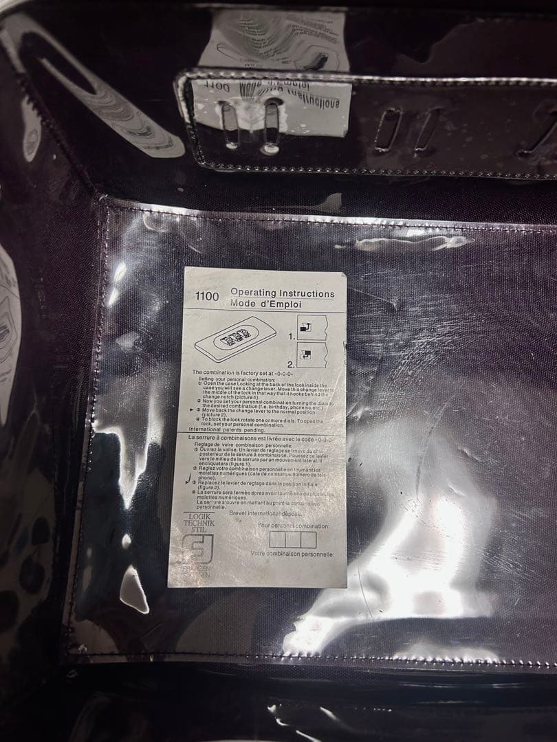 ZERO HALLIBURTON 1100 シルバー ケース メイクボックス