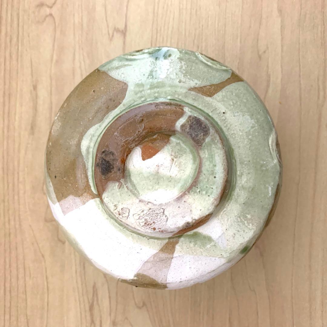 織部茶碗 オリベ茶碗（共箱付）　作家「鯉江良二」