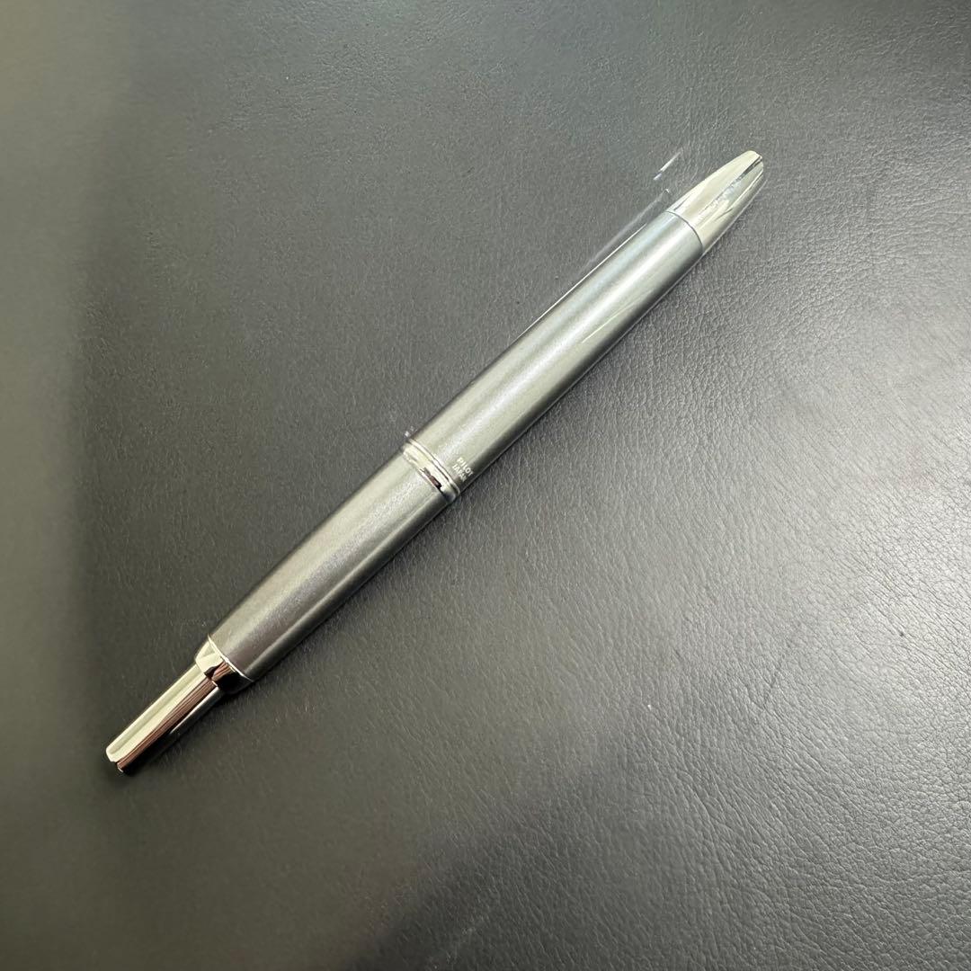 PILOT decimo 万年筆 グレー インク替え付き