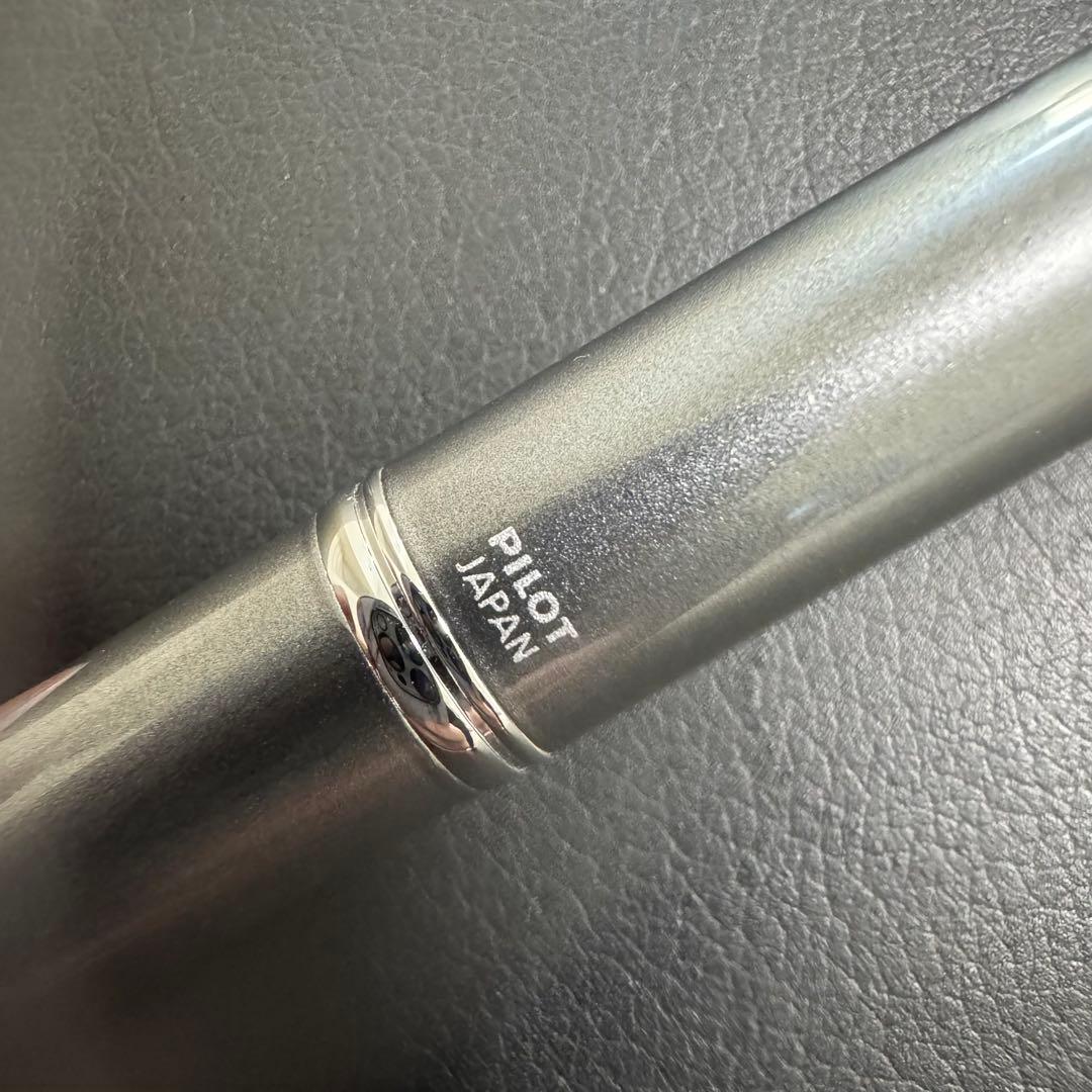 PILOT decimo 万年筆 グレー インク替え付き