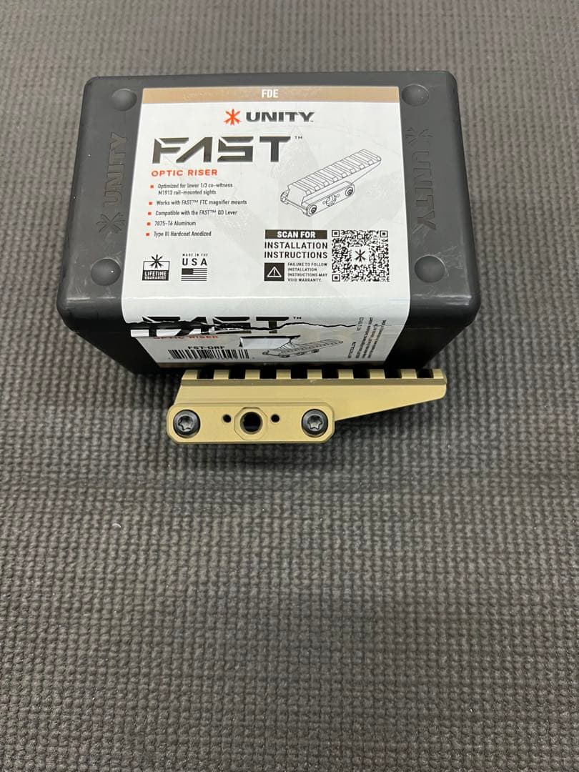 その他 Unity Tactical FAST Optic Riser FDE