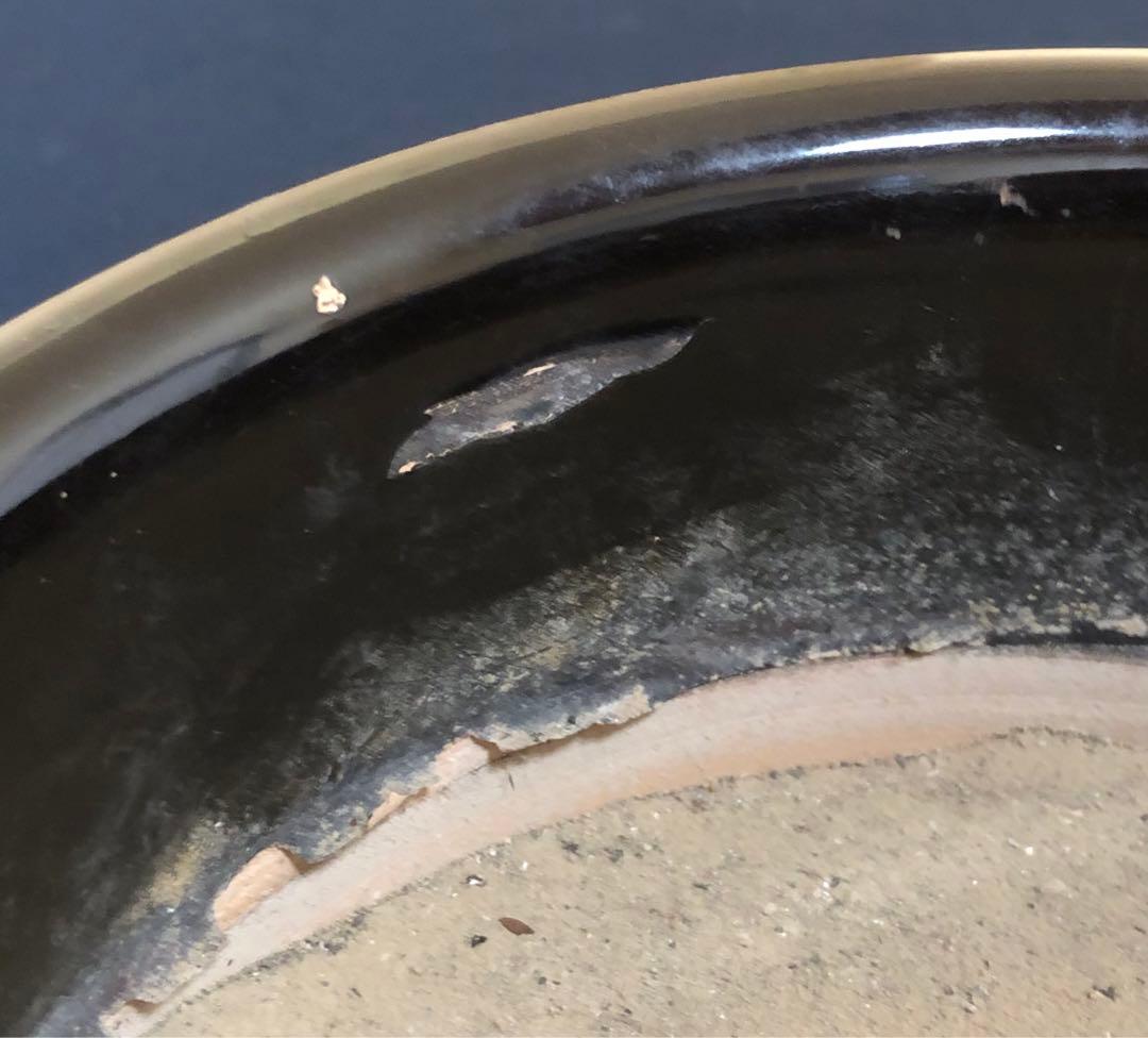 割引❗️《R》茶道具 菊置上 火鉢 火入 手炙 灰入 木箱　250731F3