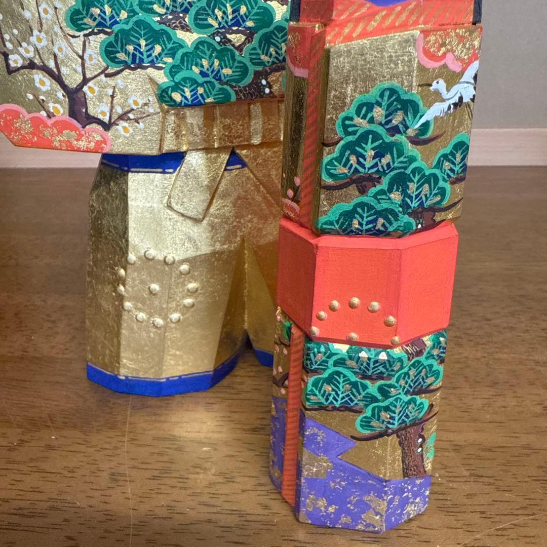 雛人形　一刀彫　清水俊明　古俊