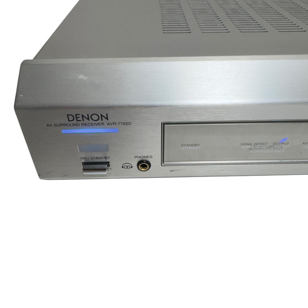 DENON AVR-770SD 6chパワーアンプ搭載 スリム設計AVレシーバー